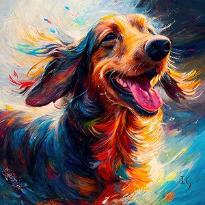 Happy Labrador Dog Painting - Pet portrait