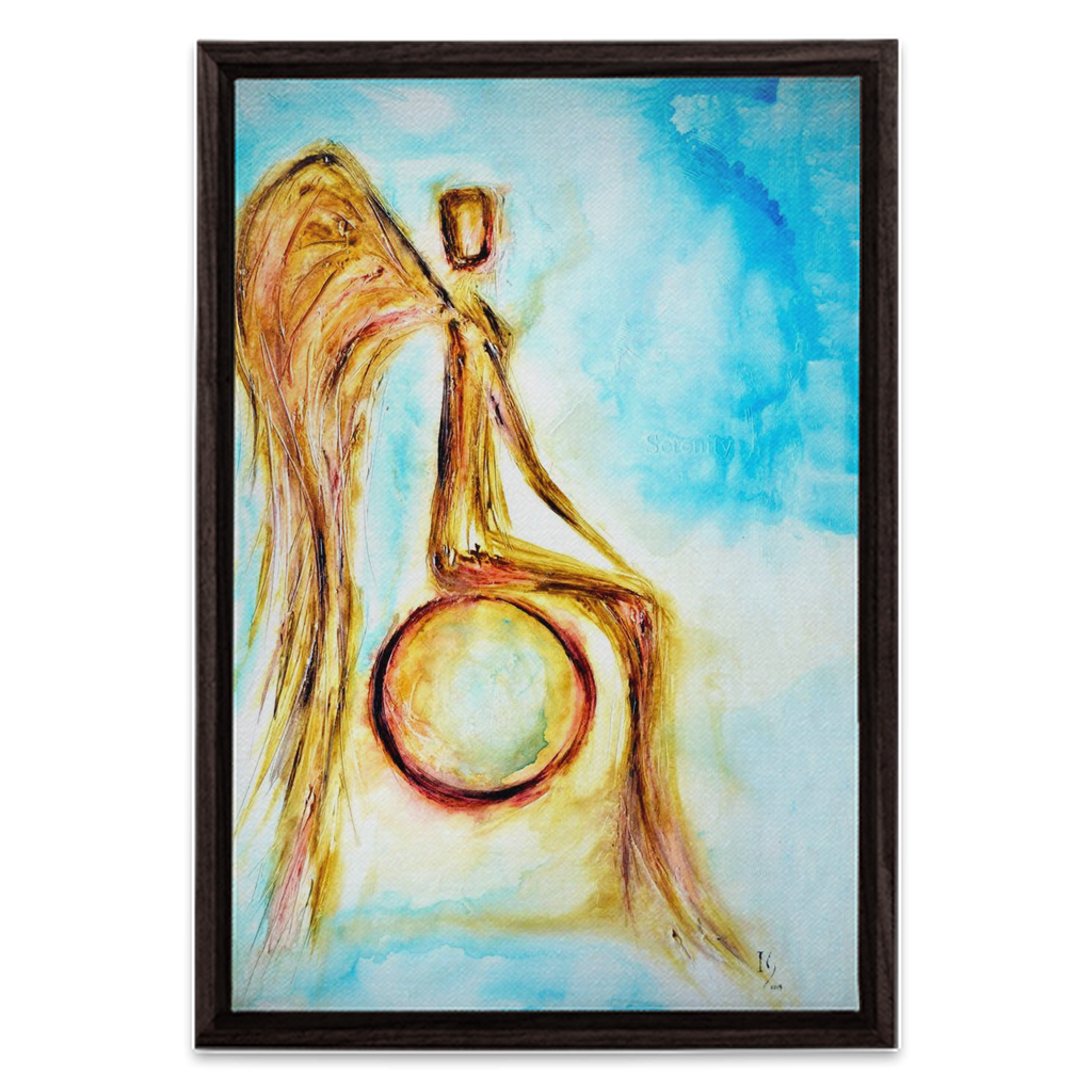 Blessed Assurance - Angel Paintings