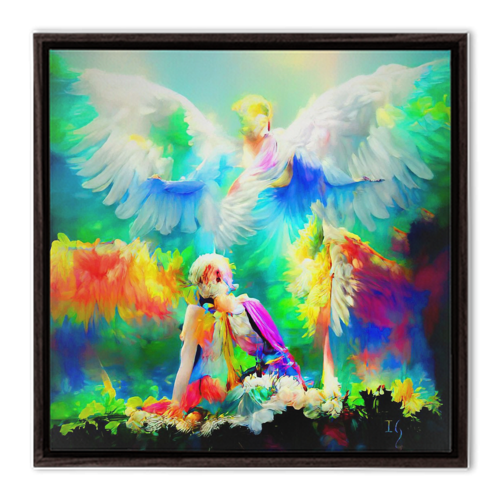 Daniel and the Lions' Den - Angel Paintings