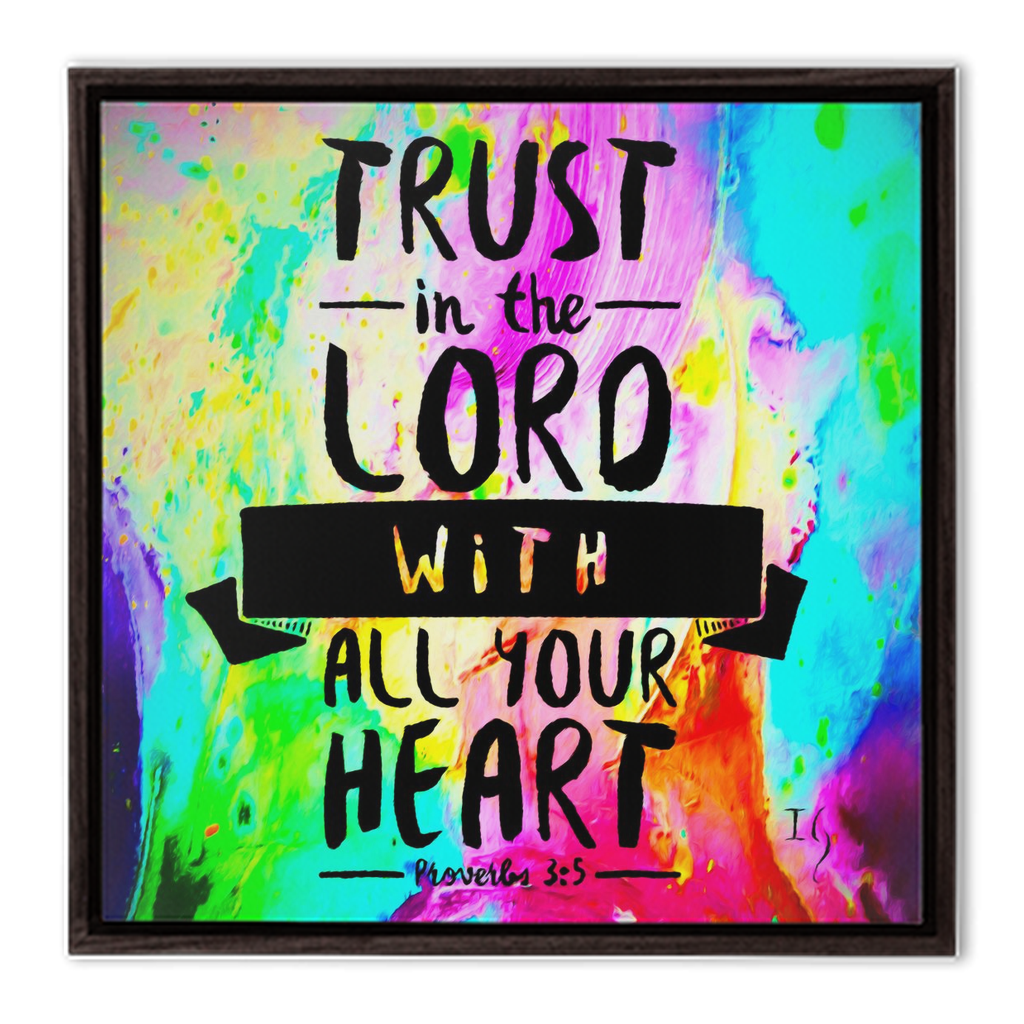 Trust In The Lord With All Your Heart - Christian Paintings Collection