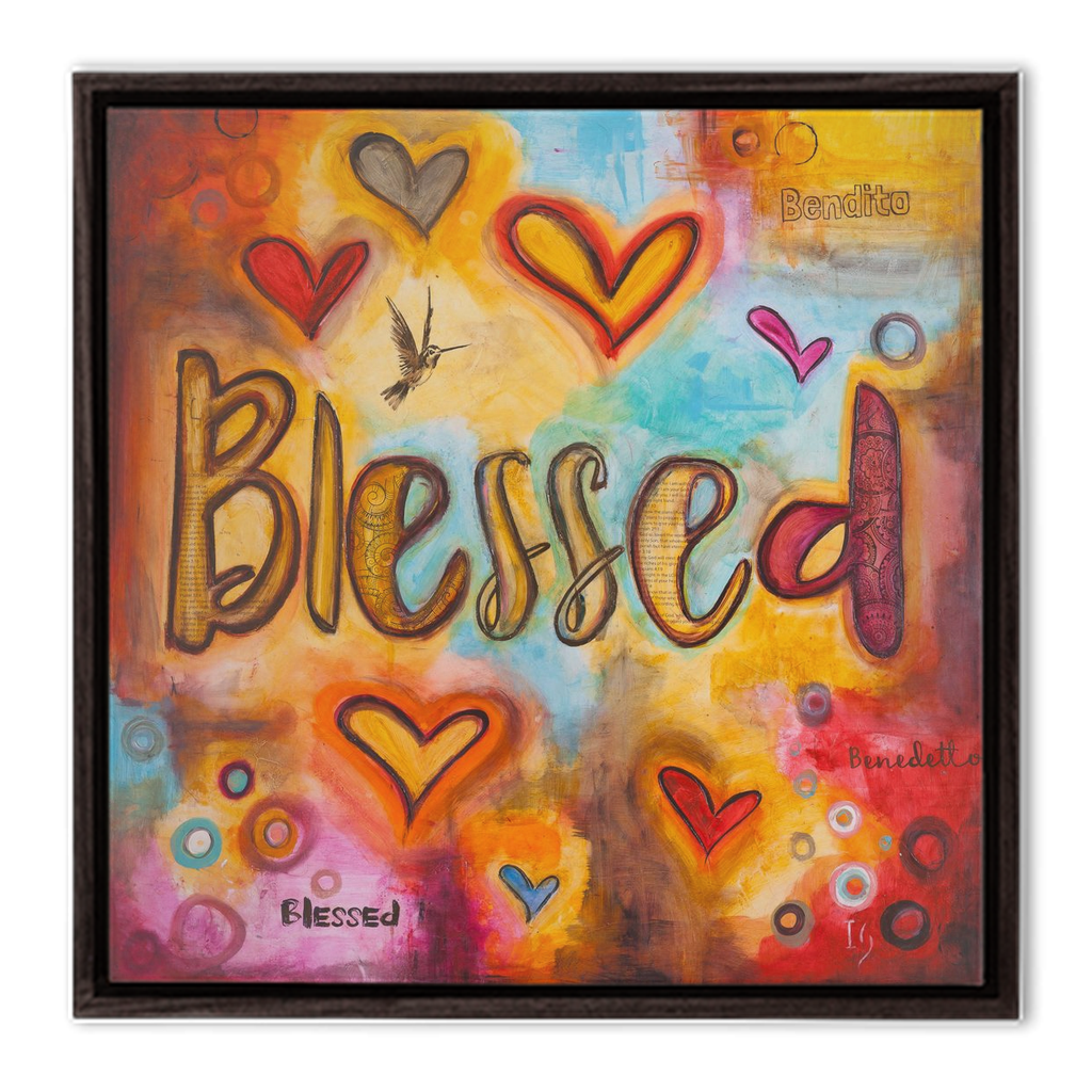 Blessed - Heart Paintings