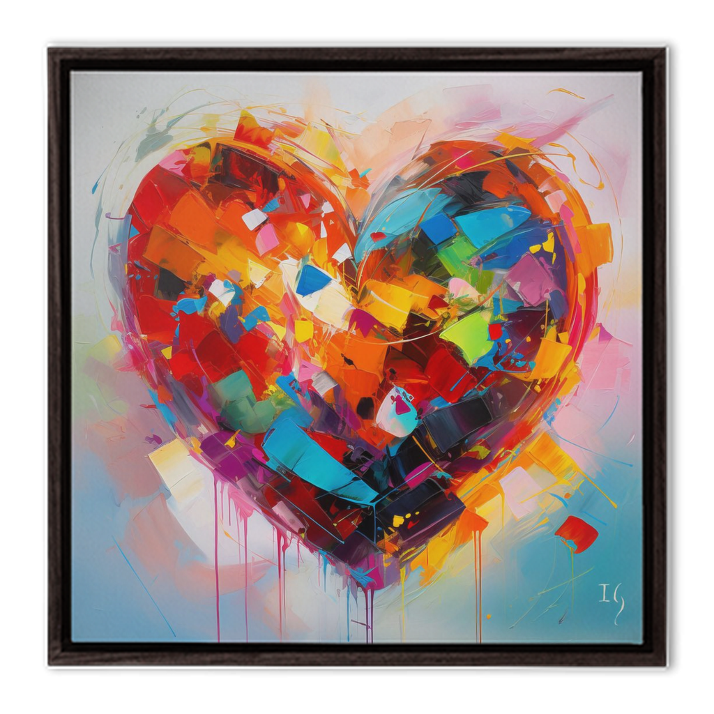 Colorful Fresh Emotions - Heart Paintings