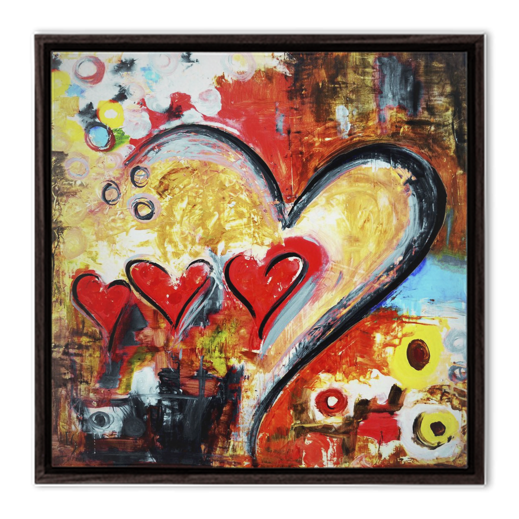 Family Is Love - Heart Paintings