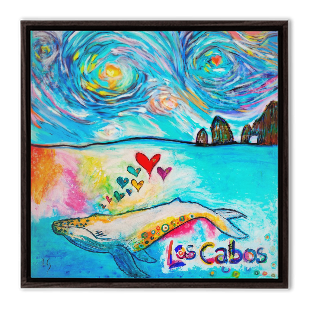 Los Cabos Whale - Heart Paintings