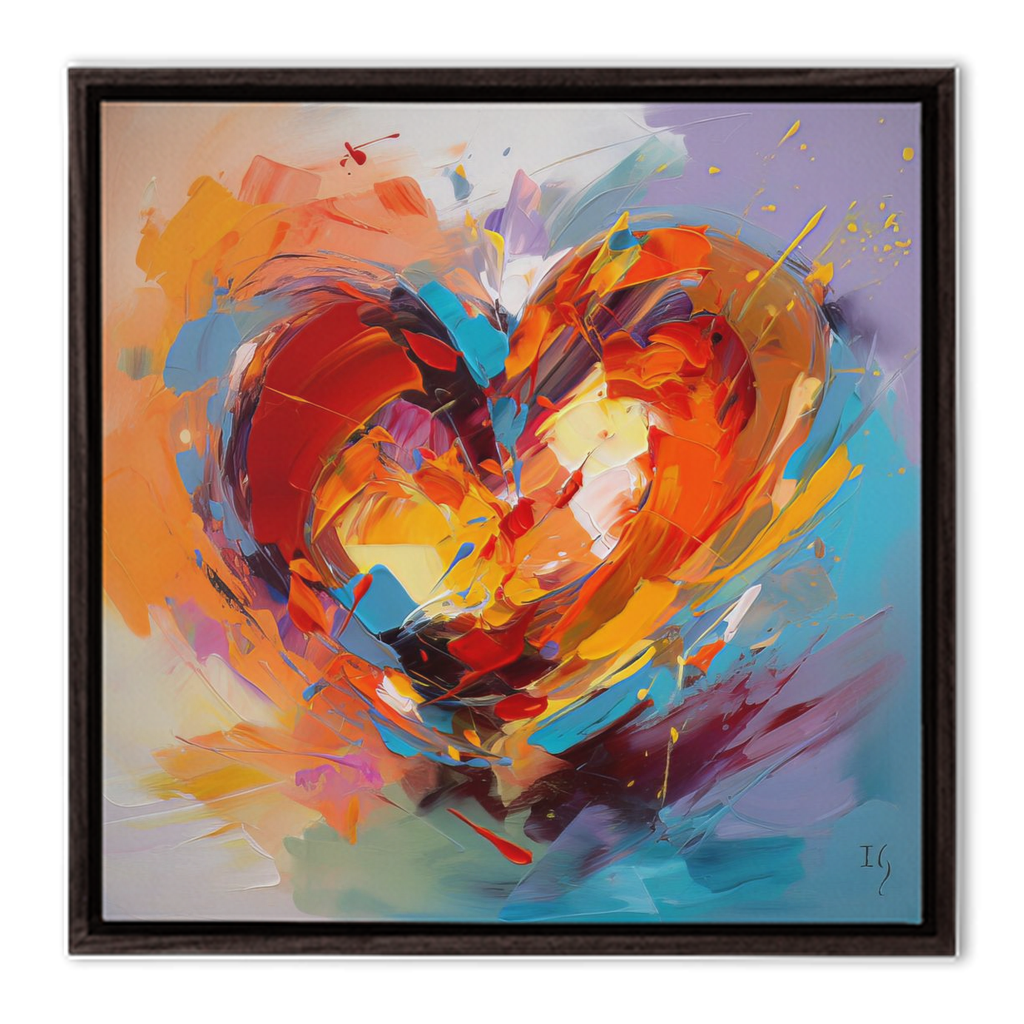 Love and Color - Heart Paintings