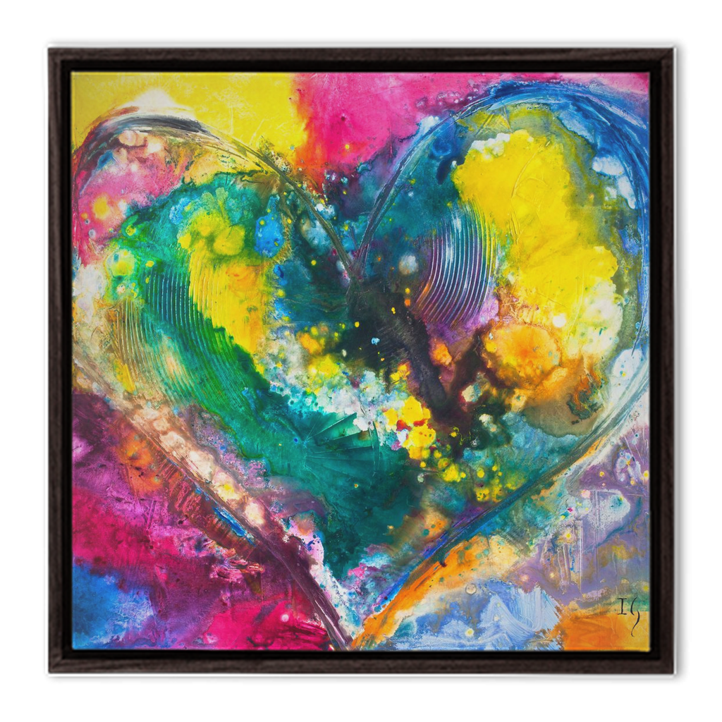 Love Never Fails - Heart Paintings