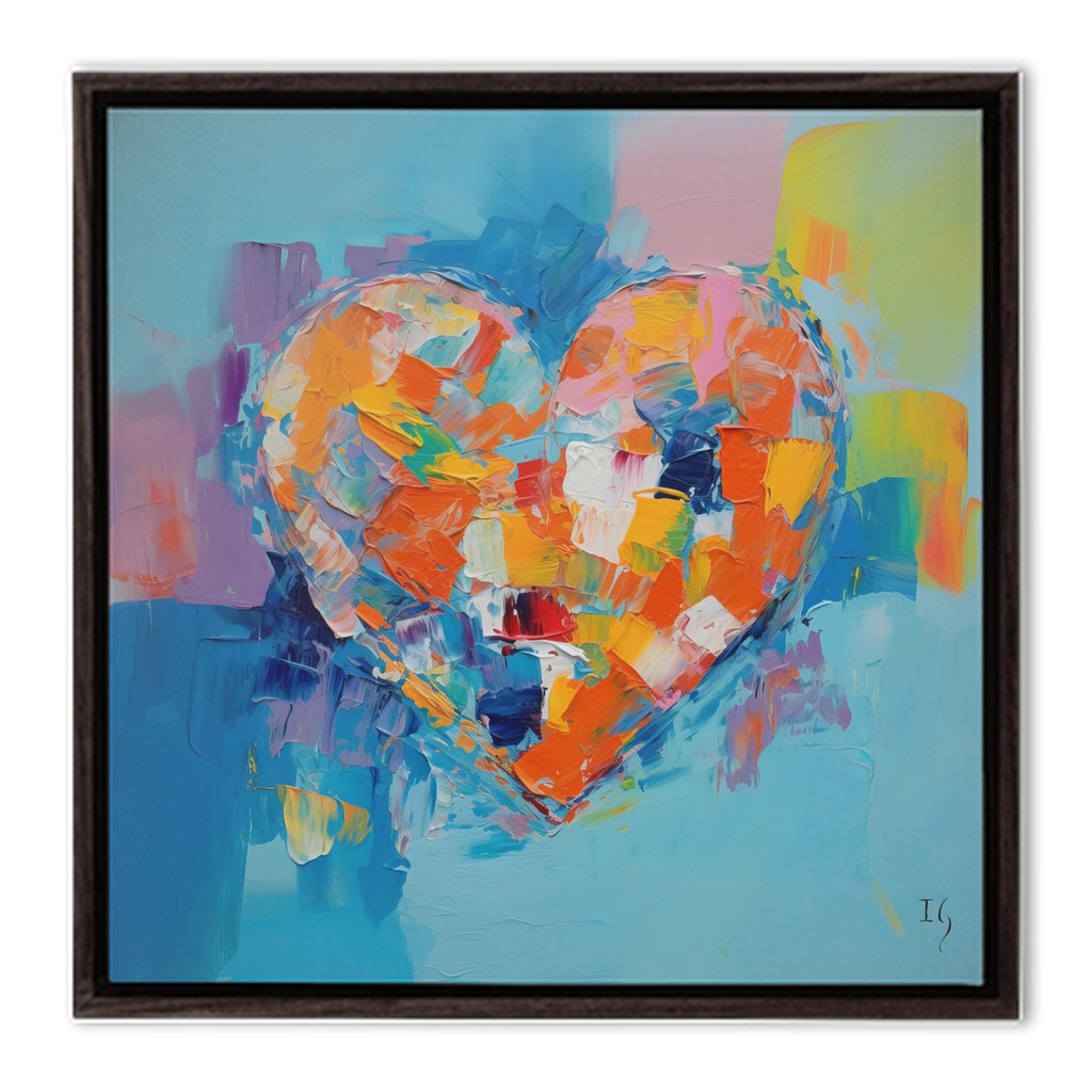 The Heart's True Colors - Heart Paintings