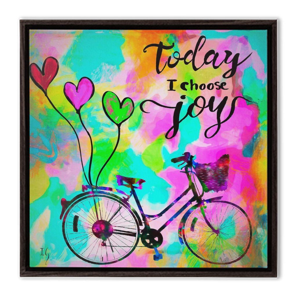 Today I choose Joy - Heart Paintings