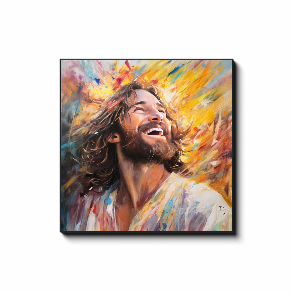 Jesus - Euphoria in Divine Radiance - Interactive Art by Ivan Guaderrama