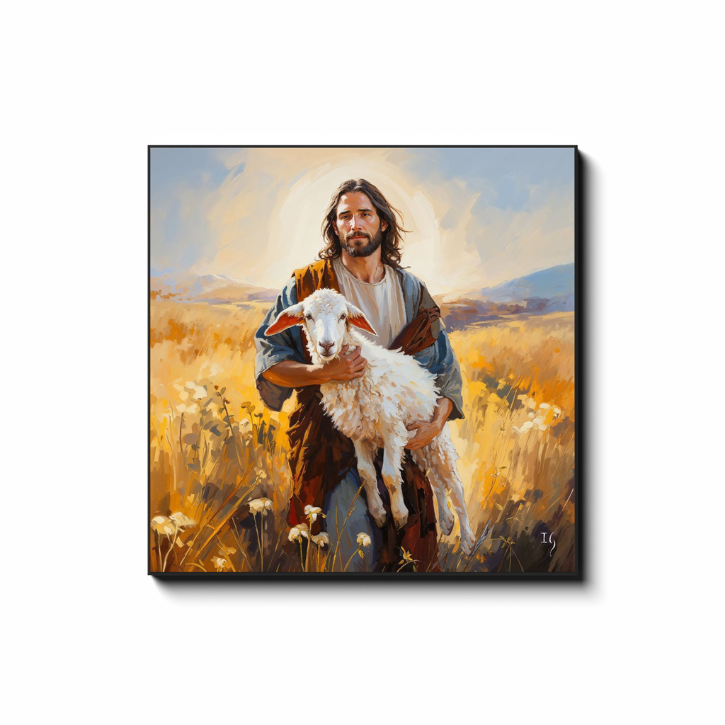 Jesus Embrace - Smiling Jesus Paintings