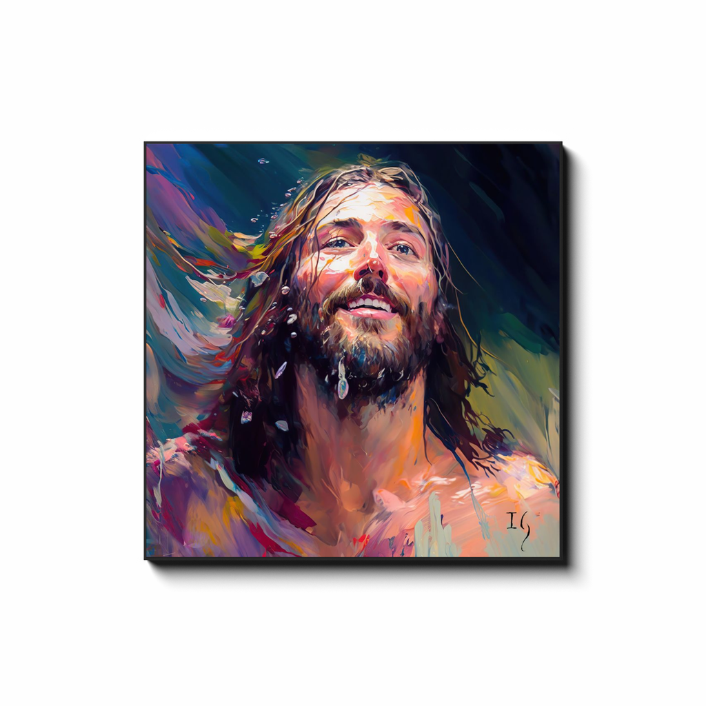 Jesus- Joyful Messiah - Smiling Jesus Paintings