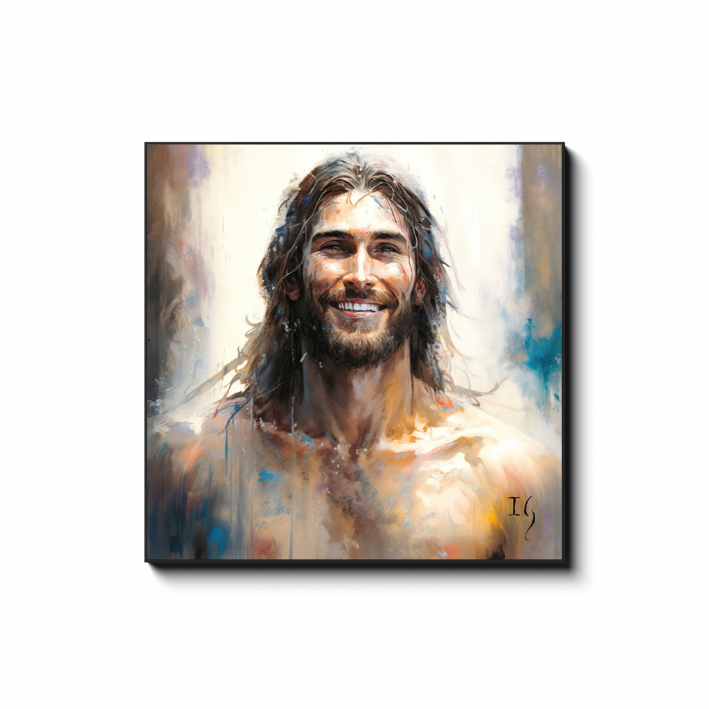 Jesus- The Serene Master - Smiling Jesus Paintings