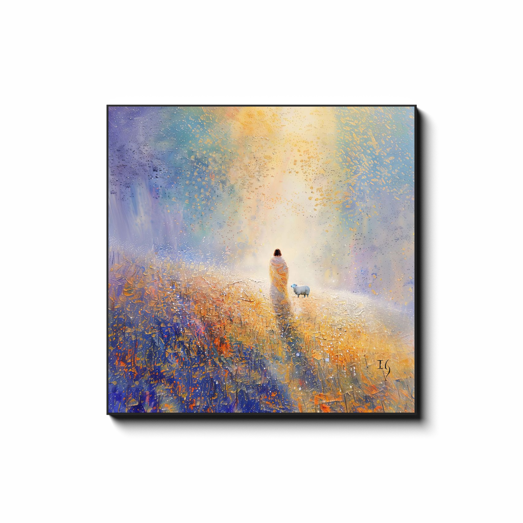 Path to Light - Smiling Jesus Paintings