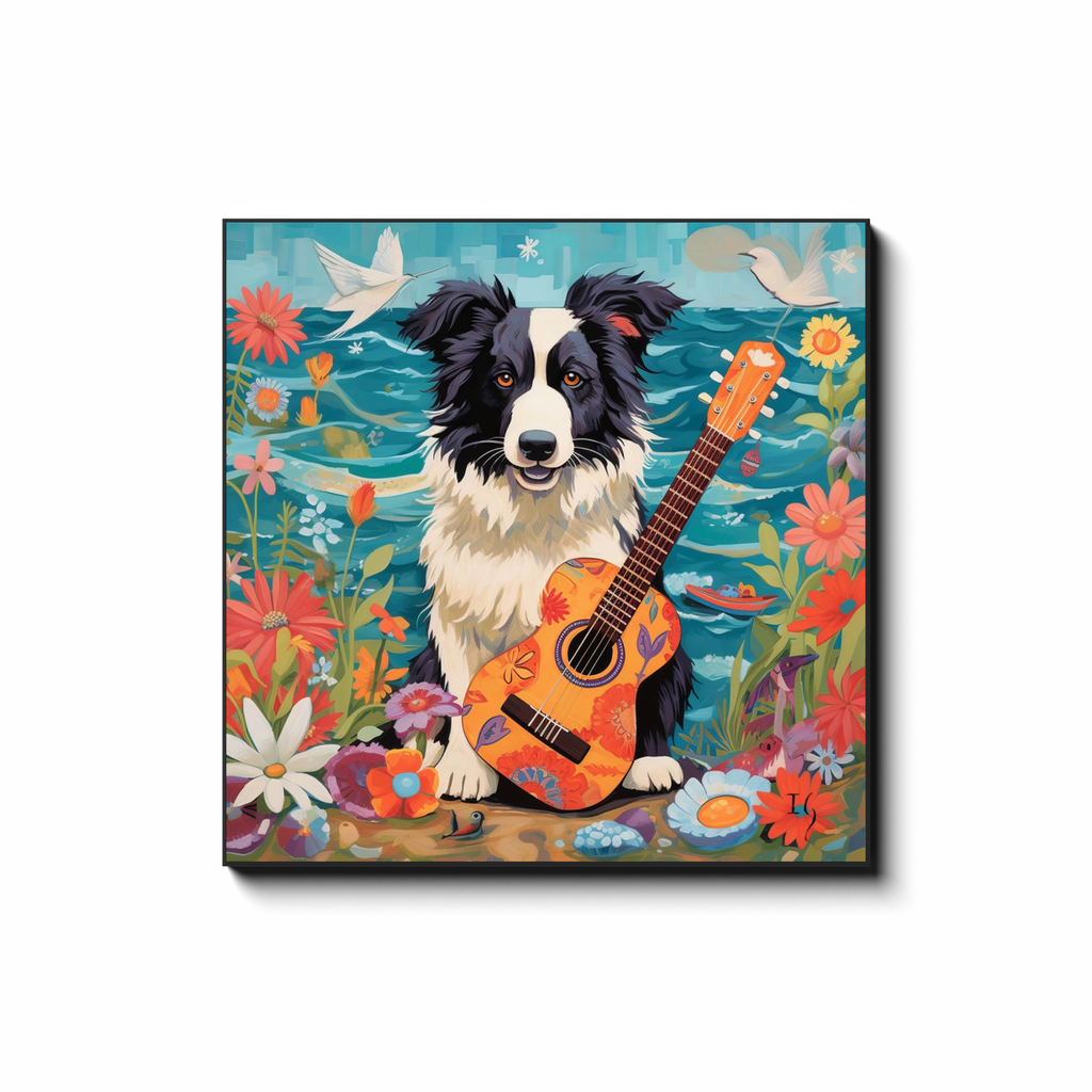 Beachside Collie Charm - Pet Paradise Dog Art
