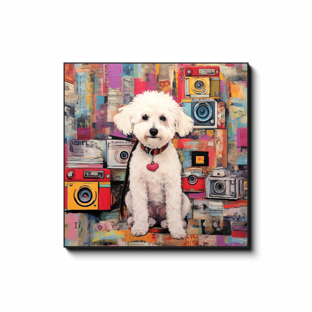 Canine Newsprint Chronicle - Pet Paradise Dog Art