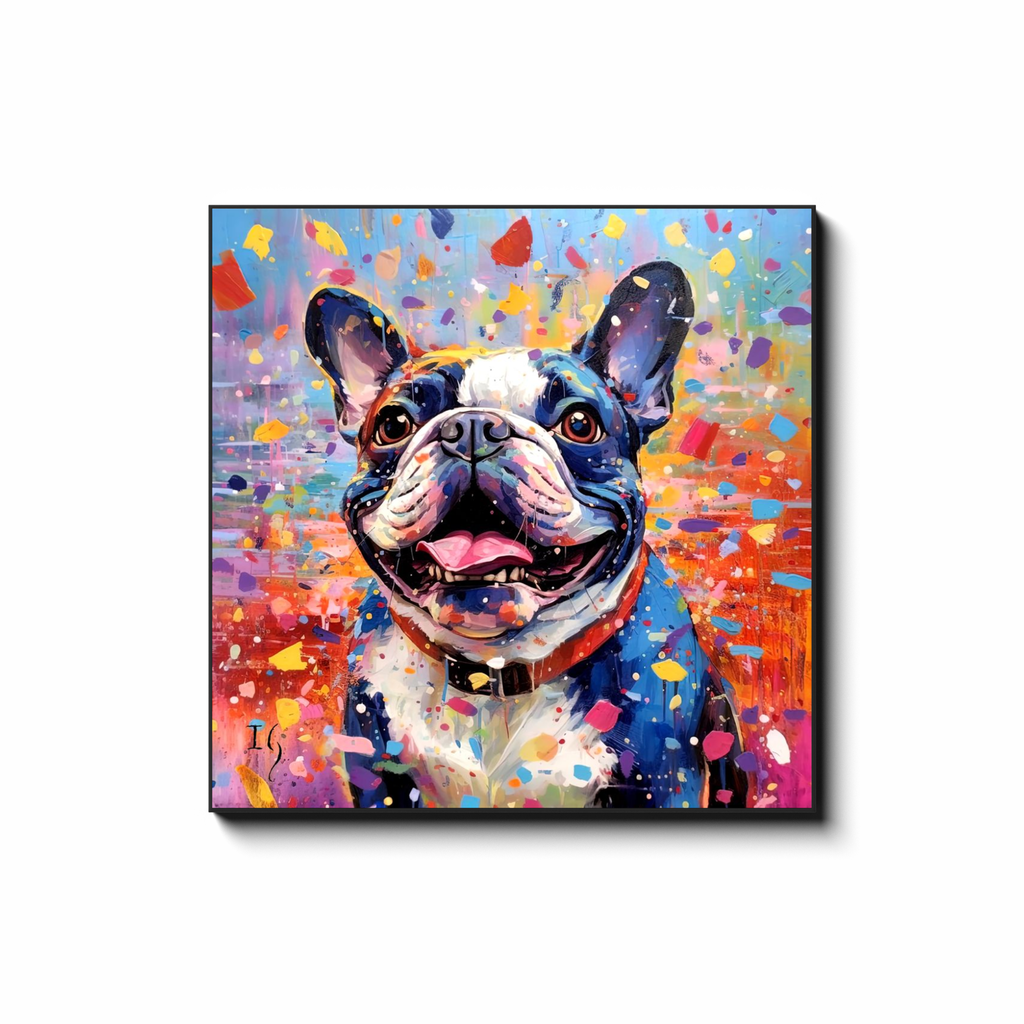 Joie De Vivre - Playful Frenchie - Pet Paradise Dog Art