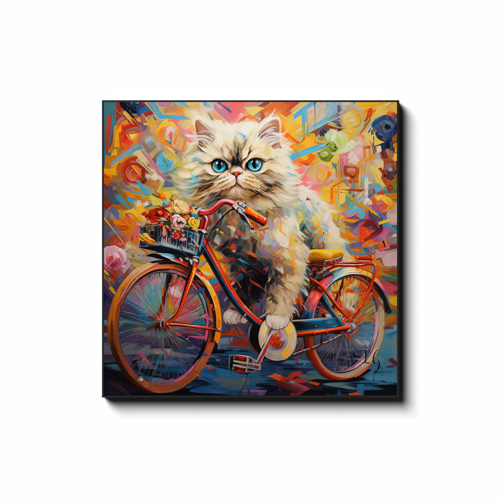 Kitten's Floral Ride - Pet Paradise Dog Art