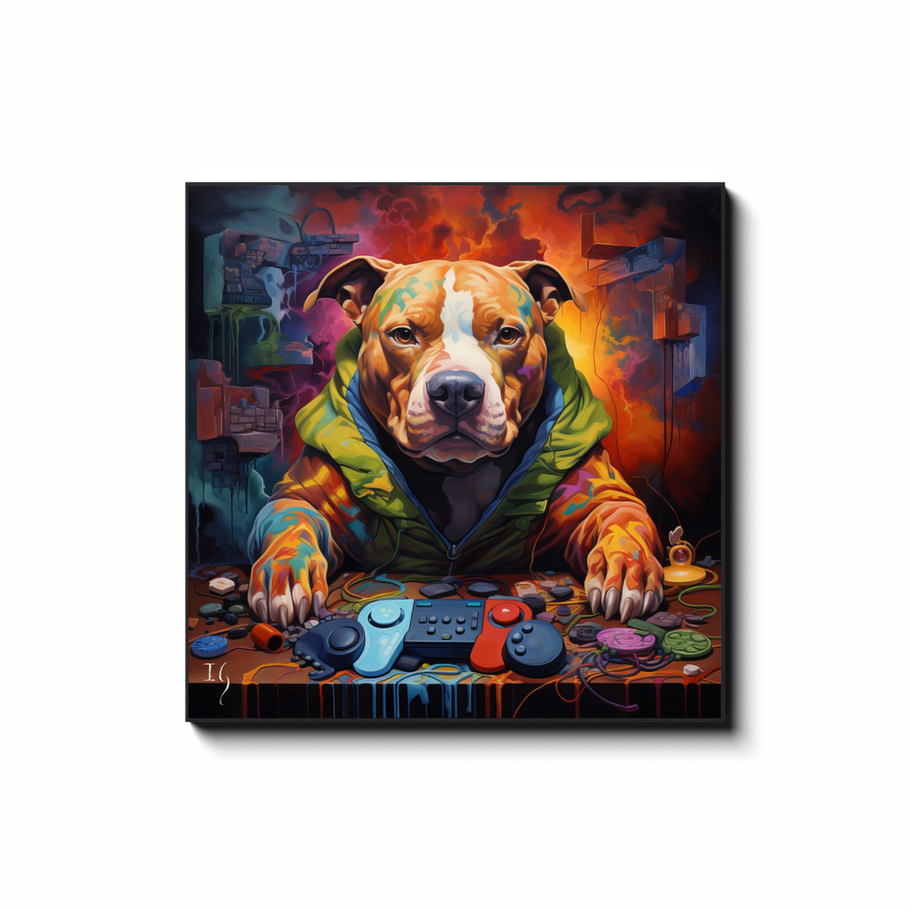 Techno-Artistic Canine - Pet Paradise Dog Art