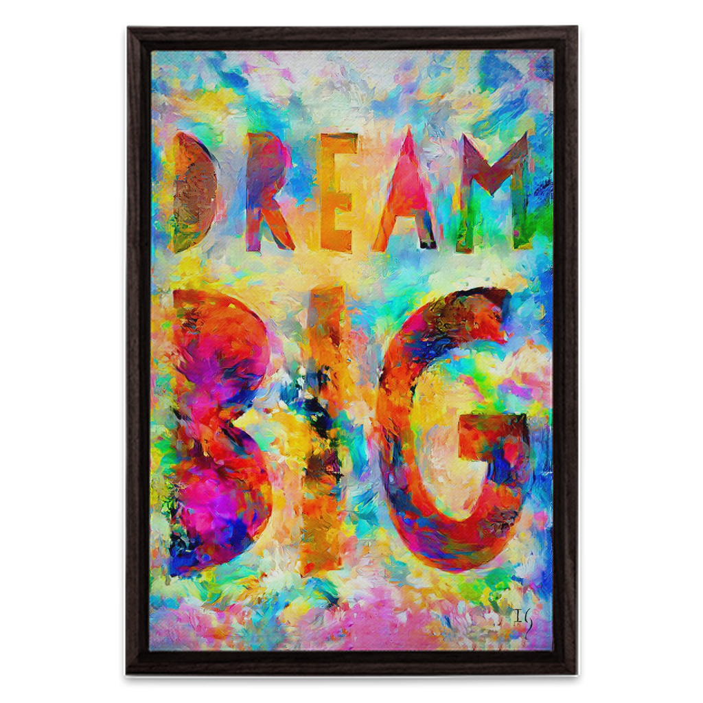 Dream Big - Scripture Art by Ivan Guaderrama
