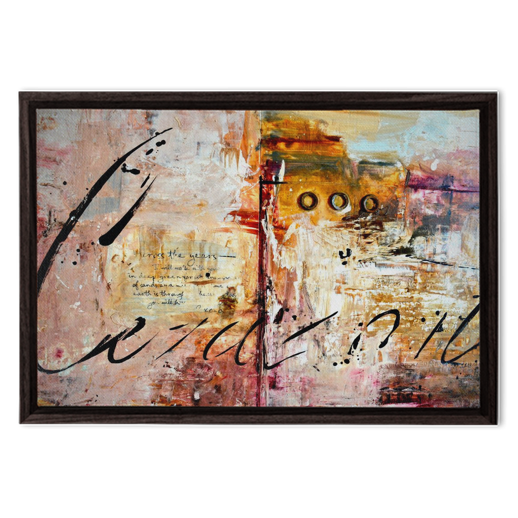 God's Heart - Scripture Art by Ivan Guaderrama