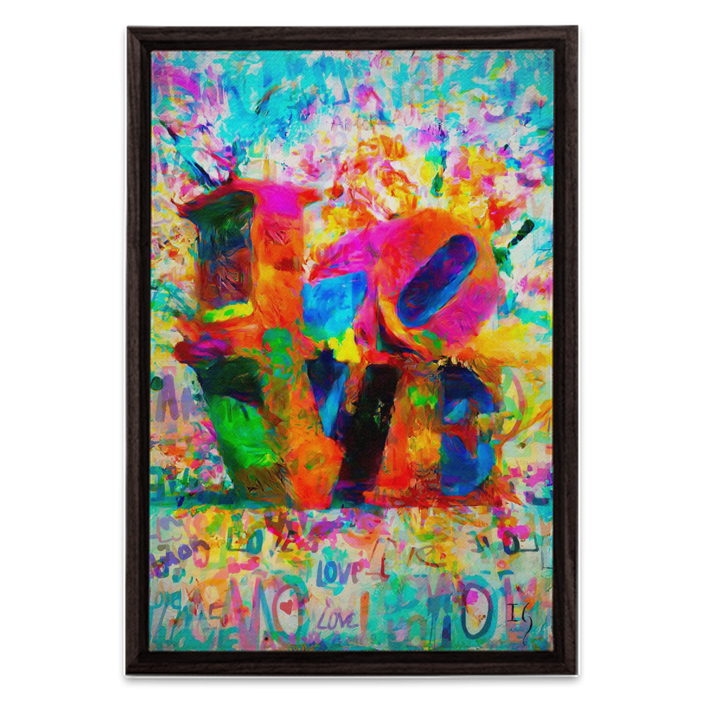 Love In My Heart - Scripture Art by Ivan Guaderrama