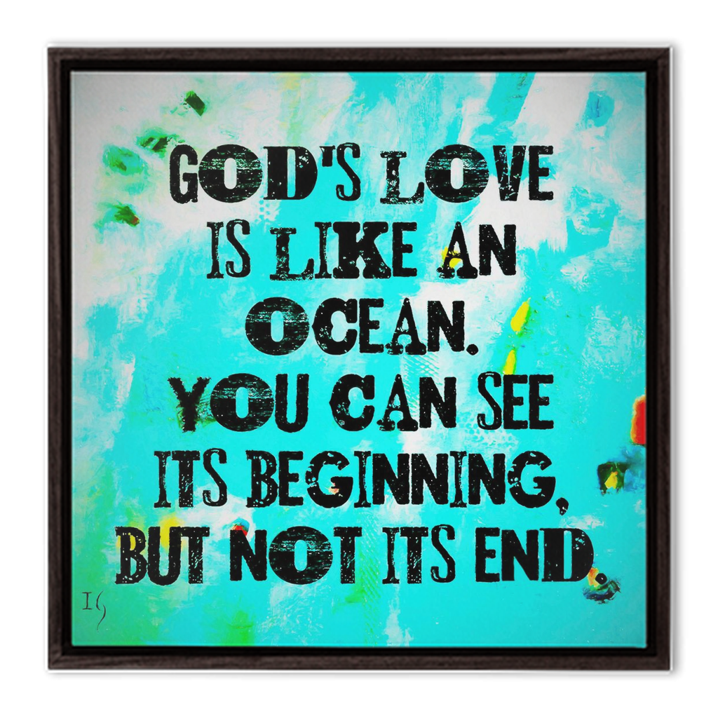 Never Ending Reckless Love Of God - Scripture Art by Ivan Guaderrama