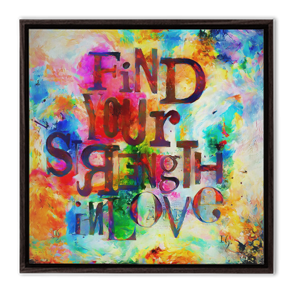 You Are Strong - Scripture Art by Ivan Guaderrama